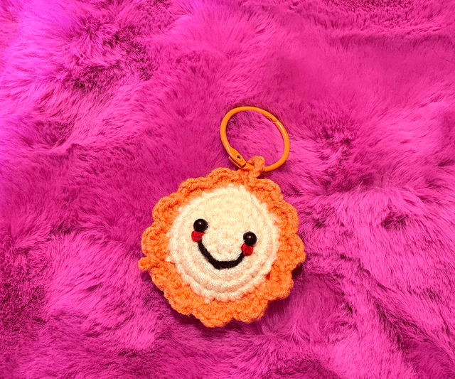 Smiley Sun Bag Charm