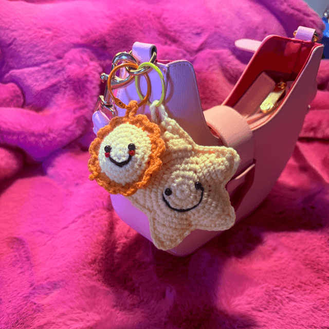 Smiley Sun Bag Charm